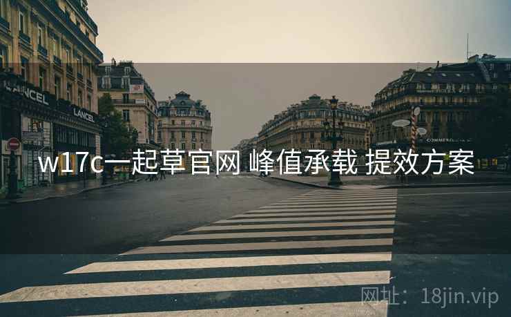 w17c一起草官网 峰值承载 提效方案 w17c一起草官网 峰值承载 提效方案