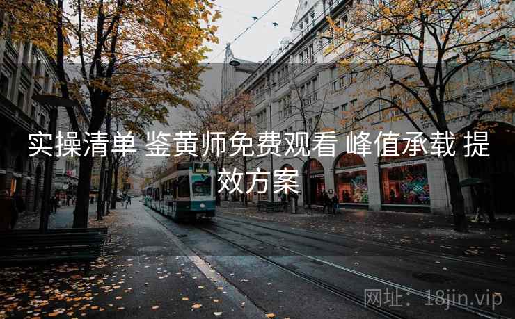 实操清单 鉴黄师免费观看 峰值承载 提效方案 实操清单 鉴黄师免费观看 峰值承载 提效方案